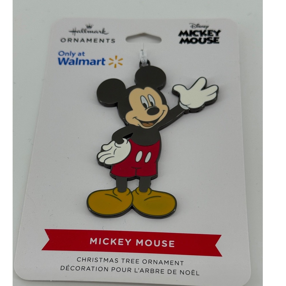 Disney Mickey Mouse Hallmark Christmas Tree Ornament Walmart Exclusive 3HCM2266